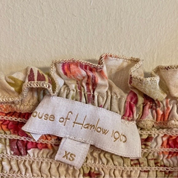 HOUSE OF HARLOW 1960 Floral retro maxi dress with ruffle detail & pockets - Picture 8 of 13